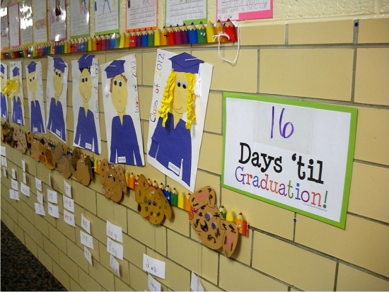 Teach Junkie: 26 Fun and Memorable End of the School Year Celebration Ideas - Graduation Countdown Printable