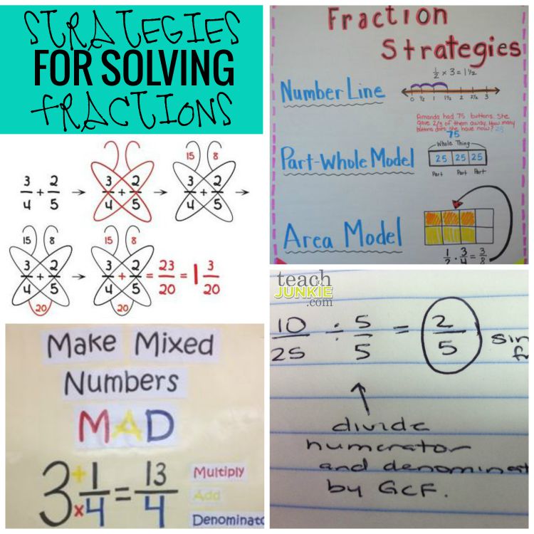 Strategies for Solving Fractions - Teach Junkie