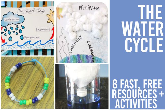 8 Fast Free Water Cycle Resources and Activities - Teach Junkie