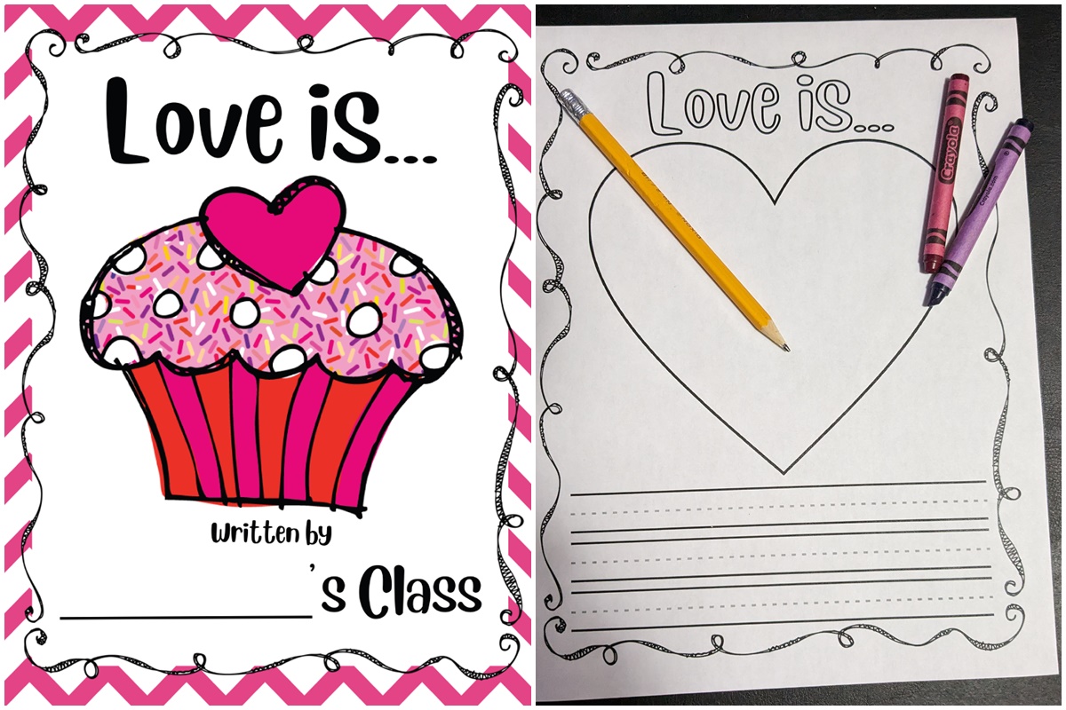 Valentines Day Themed Class E-book Freebie – Love Is…